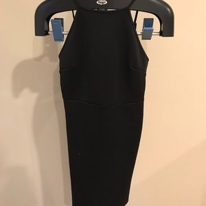 New Forever 21 Black Open Back Bodycon Dress